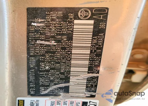 2005 Toyota Corolla Ce z USA, uszkodzony, nr VIN 2T1BR30E45C435595